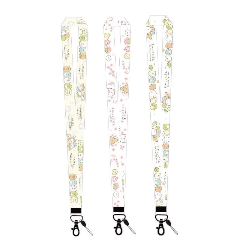 Lanyard Badge Holder - قطعتان/مجموعة، حبل تعليق كاوايي سوميكو غوراشي،