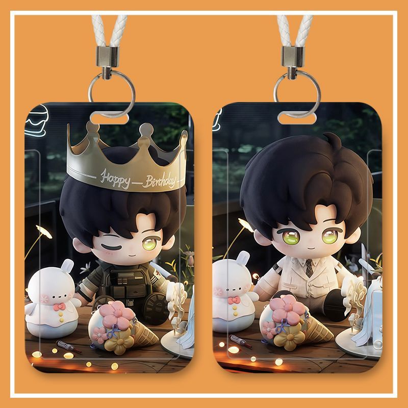 Lanyard Badge Holder - حامل بطاقة هوية أنمي لوف آند