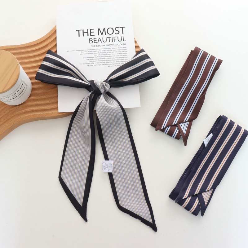 2025 جديد مخطط وشاح حريري صغير - مراجعة Silk Tie Striped وسعره