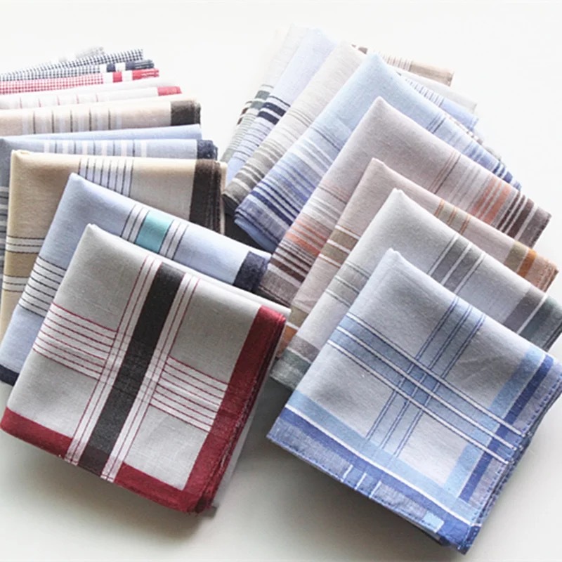 منديل قطن 100% منديل جيب مربع  - مراجعة Handkerchief Cotton Men وسعره