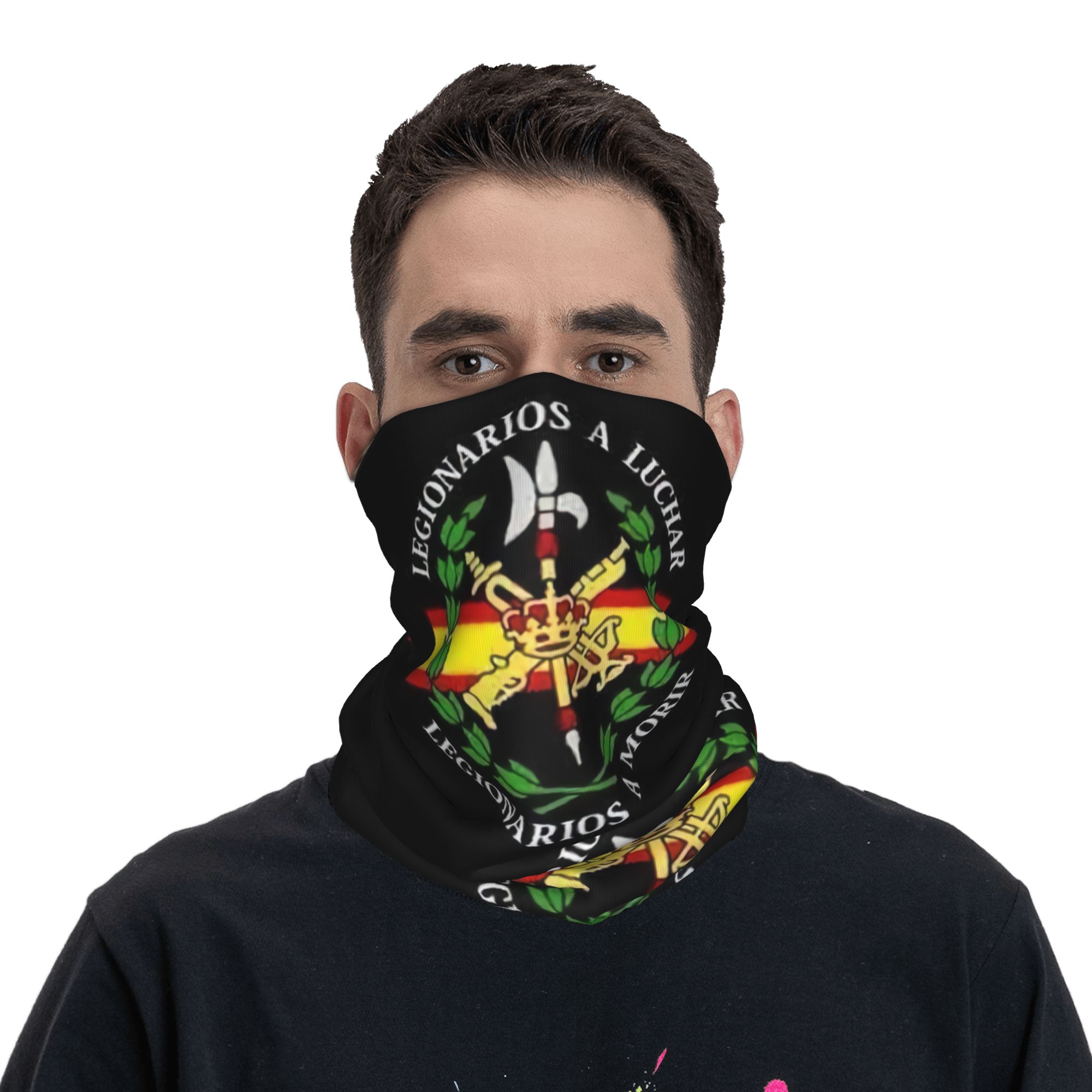 مخصص الاسباني الفيلق باندانا ا - مراجعة Neck Warmer Tube وسعره