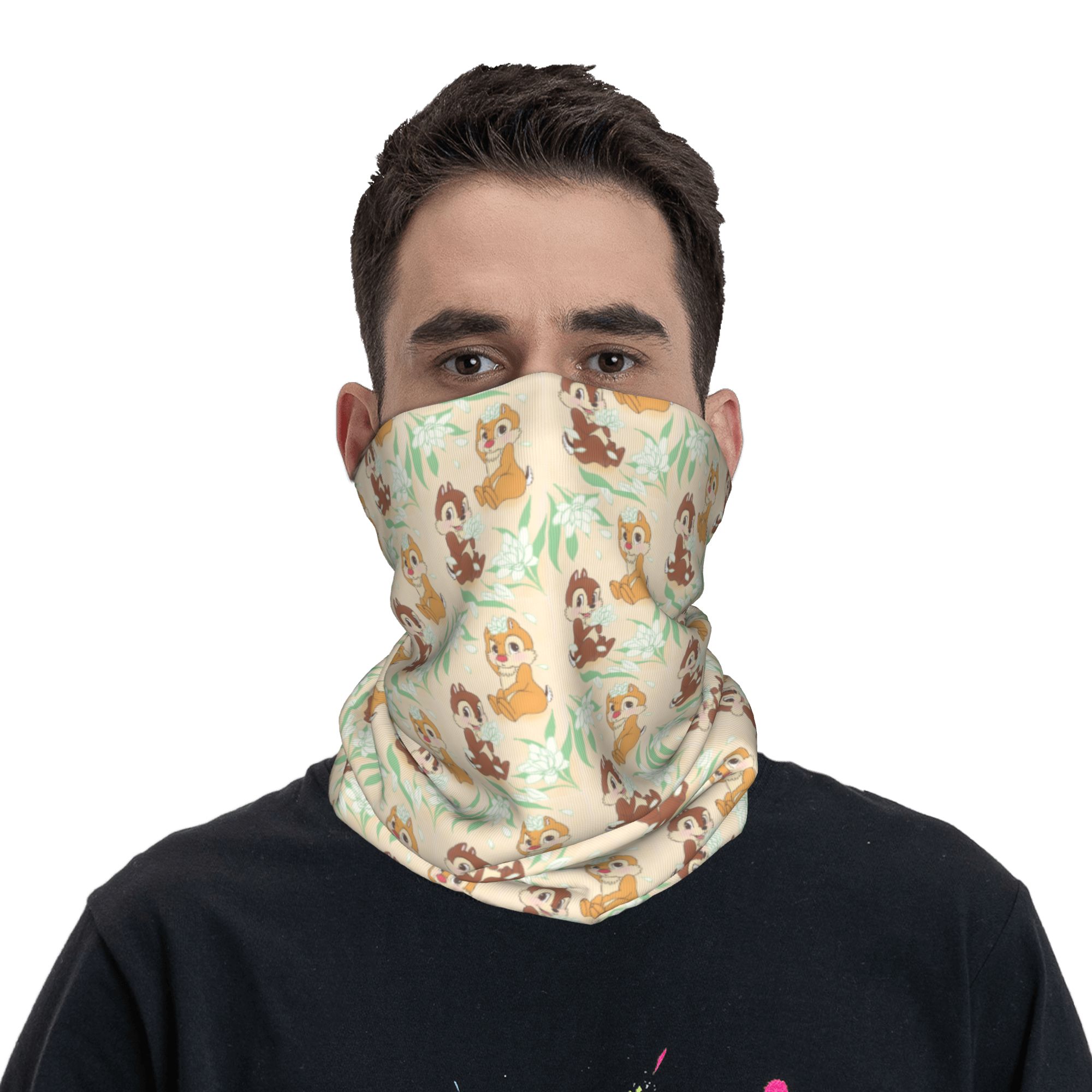 وشاح رقبة مخصص بتصميم شخصيات س - مراجعة Neck Warmer Tube وسعره
