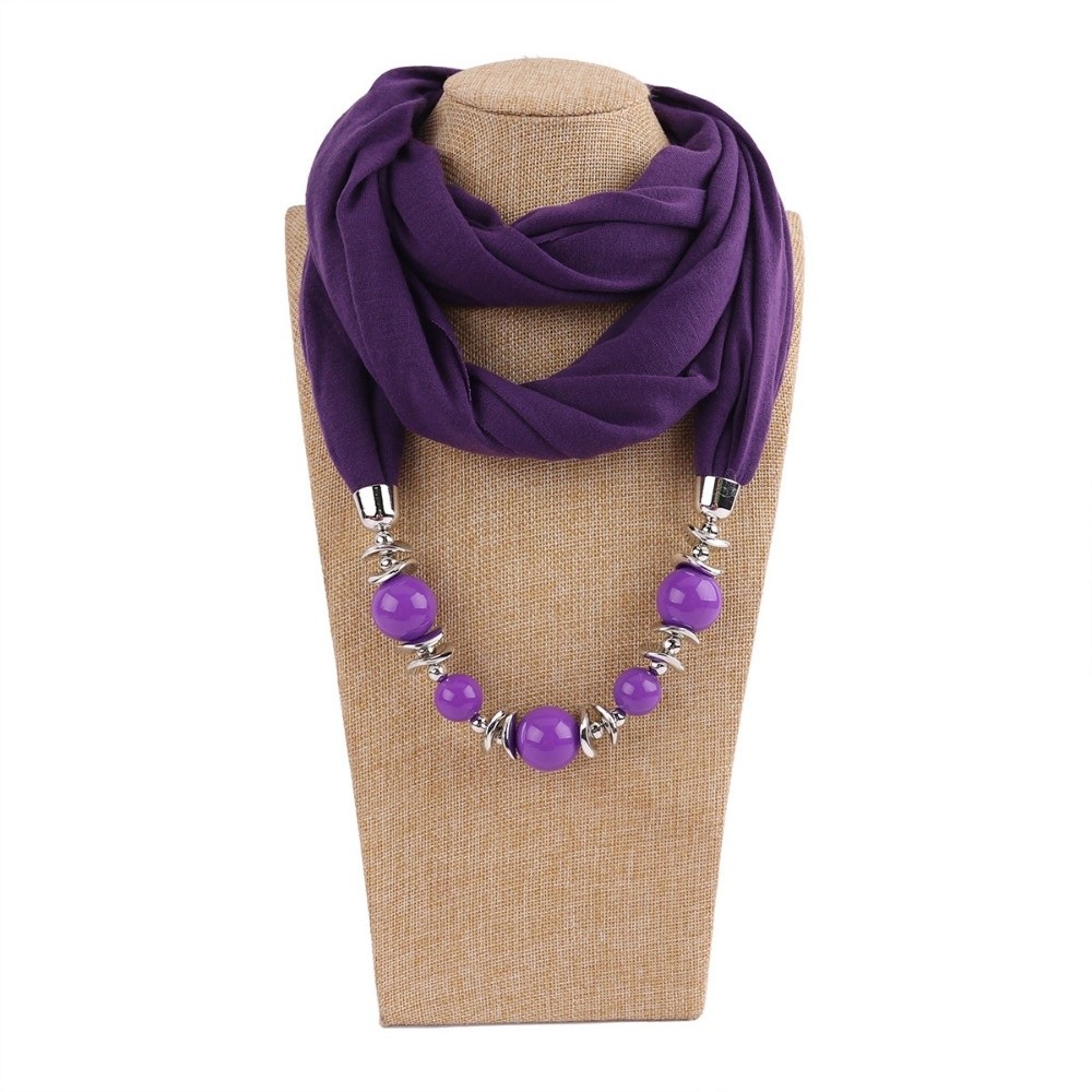 وشاح شيفون أنيق بلون موحد مع ق - مراجعة Infinity Scarf Knit وسعره