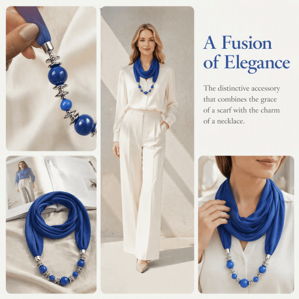 وشاح شيفون أنيق بلون موحد مع ق - مراجعة Infinity Scarf Knit وسعره