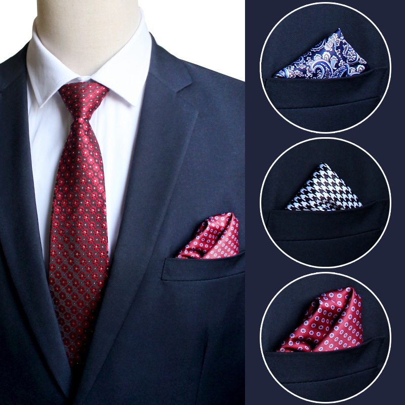 الرجال منديل ل بيزلي الحرير ال - مراجعة Pocket Square Set وسعره